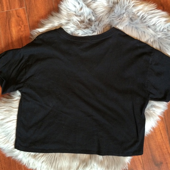 Forever 21 Sequined Cat Crop Top - Picture 2 of 5